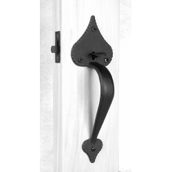 Acorn RUMBI Cast Heart Double Handle Drop Latch Set For Predilled Door