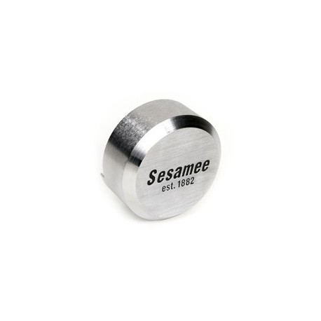 Sesamee 93006 Sesamee Security Hidden Shackle Rekeyable Hockey Puck Style Round Padlock, Material- Hardened Steel, Zinc Diecast