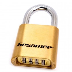 CCL 436 Sesamee Resettable Combination Brass Bottom Padlock Boxed