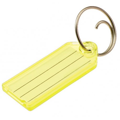 Lucky Line 12321 123 Key Tag with Tang Ring