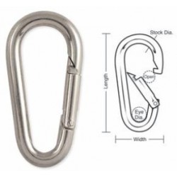 A501 A502 A503 Tough Links Interlocking Carabiner Snaps