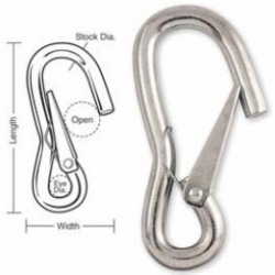 A603 Tough Links All-Purpose Hook Carabiner