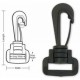 A679 A680 A679C A681 A682 Tough Links Plastic Utility Hooks, Black, Swivel Strap Eye