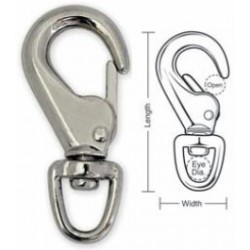 A623 A624 00447 A627 Tough Links Utility Spring Hooks, Swivel Eye