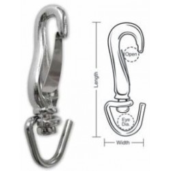 A678 Tough Links All-Purpose Hook, Open Swivel