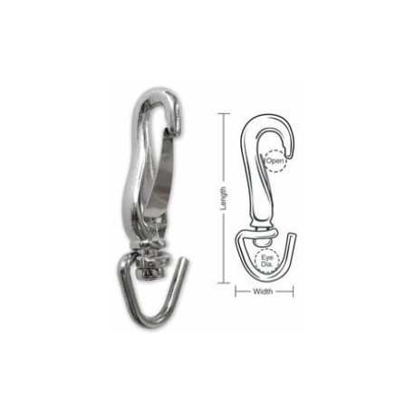 A678 Tough Links All-Purpose Hook, Open Swivel