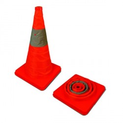Lucky Line 87800 Collapse-A-Cone Collapsible Traffic Safety Cone with Carrying Case