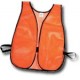 Mutual Industries 16300-1 1630 Non-ANSI High Visibility Soft Mesh Safety Vest - Plain