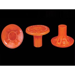 Mutual Industries CS Orange OSHA Rebar Caps