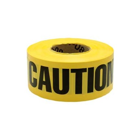 Mutual Industries 17779-7979-3000 2 Mil Barricade Caution Tape