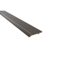 Pemko 227A-24 Floor Plate/Safety Tread Half Saddle Threshold, 1/2" H x 4" W
