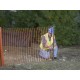 Mutual Industries 14993-0-48 14993 Green Plastic Barrier Fence