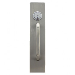 Lockey PBNLED Night Latch Handleset Panic Trim, D Pull