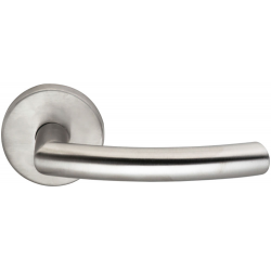 Omnia 47 Interior Modern Lever Latchset - Stainless Steel