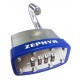 Zephyr 18064 Steel Laminated Combination Padlock w/ Plastic Bump Guard