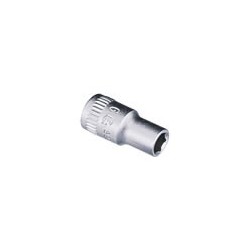 Genius Tools 222506 1/4" Dr. 6mm Hand Socket