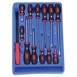 Genius Tools MS-013SP 13PC Slotted and Philips Screwdriver Set