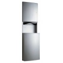 Bobrick B-43944 ConturaSeries Recessed Paper Towel Dispenser & Waste Receptacle, 15-Gallon Waste, Finish-Satin