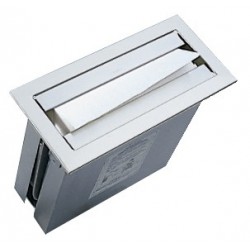 Bobrick B-526 TrimLineSeries Countertop-Mounted Paper Towel Dispenser,300 Multifold Towels,Finish-Satin