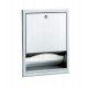 Bobrick B-359 ClasssicSeries Recessed Paper Towel Dispenser, 475 Multifold Towels, Finish-Satin