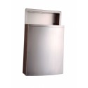 Bobrick B-43644 ConturaSeries Recessed Waste Receptacle w/ LinerMate,12.8-Gallon,Finish-Satin