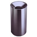 Bobrick B-2400 Floor-Standing Waste Receptacle, Funnel Top,33-Gallon,Finish-Satin