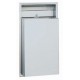 Bobrick B-3644 ClassicSeries Recessed Waste Receptacle, 12-Gallon, Finish-Satin