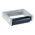 Bobrick B-2730 Surface-Mounted Toilet Tissue Dispenser, Cast Aluminum, One Roll, Finish-Satin