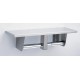 Bobrick B-2840 Surface-Mounted Toilet Tissue Dispenser & Utility Shelf, Two Rolls, Finish-Satin