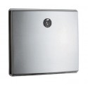 Bobrick B-4354 ConturaSeries Partition-Mounted Sanitary Napkin Disposal, Finish-Satin