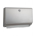 Bobrick B-26212 Surface-Mounted Paper Towel Dispenser,275 Multifold Towels,Finish-Satin