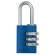 Abus Aluminum 145/40 C BLU 145 Resettable Combination Padlock