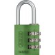 Abus 145/30 GRN (14535) C Aluminum 3-Dial Resettable Padlock