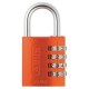 Abus 145/40 YLW (14541) C Aluminum 4-Dial Resettable Padlock