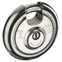 Abus 26/90 Diskus Padlock with Physical Attack Protection
