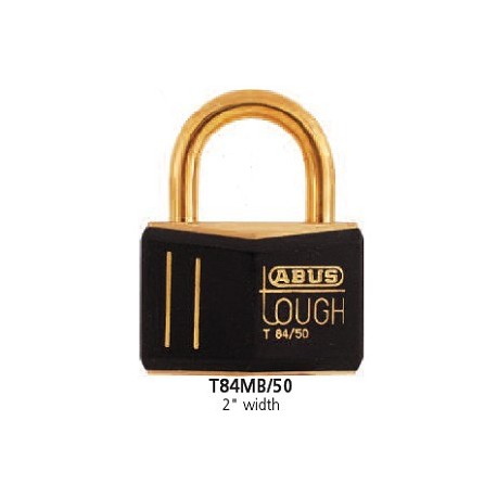 T84MB/50 Abus  KA Black Gold Solid Brass Padlock