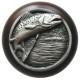 Notting Hill NHW-708 Leaping Trout Wood Knob 1-1/2 diameter