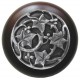 Notting Hill NHW-715 Ivy with Berries Wood Knob 1-1/2 diameter