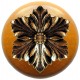 Notting Hill NHW-725 Opulent Flower Wood Knob 1-1/2 diameter