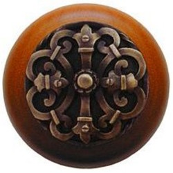 Notting Hill NHW-776 Chateau Wood Knob 1-1/2 diameter