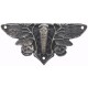 Notting Hill NHH-920-BN NHH-920 Cicada on Leaves (sold in pairs) Hinge Plate Set 1-1/4 w x 2-5/8 h