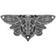 Notting Hill NHH-920-BN NHH-920 Cicada on Leaves (sold in pairs) Hinge Plate Set 1-1/4 w x 2-5/8 h