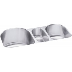 Elkay ELUH3920 Harmony (Lustertone) Stainless Steel Triple Bowl Undermount Sink