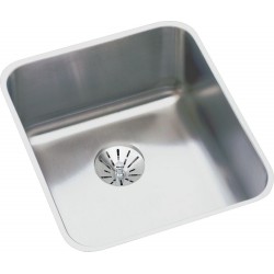 Elkay ELUHAD131650PD Gourmet (Lustertone) Stainless Steel Single Bowl Undermount Sink Kit