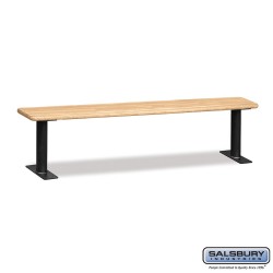 Salsbury 7' Wood Locker Bench