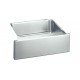 Elkay ELUHF2520DBG Gourmet (Lustertone) Stainless Steel Single Bowl Apron Front Undermount Sink Kit