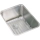 Elkay ELUHWS141810PD Gourmet (Lustertone) Stainless Steel Single Bowl Undermount Sink Kit