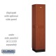 Salsbury 11 Solid Oak Executive Wood Locker - Single Tier - 6 Feet High