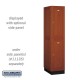 Salsbury 12 Solid Oak Executive Wood Locker - Double Tier - 6 Feet High