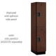 Salsbury Extra Wide Designer Wood Locker - Double Tier - 1 Wide - 6 Feet High